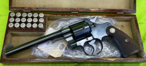 Colt Official Police 38 Special Blue PRE-WAR 1929 Revolver Custom Display